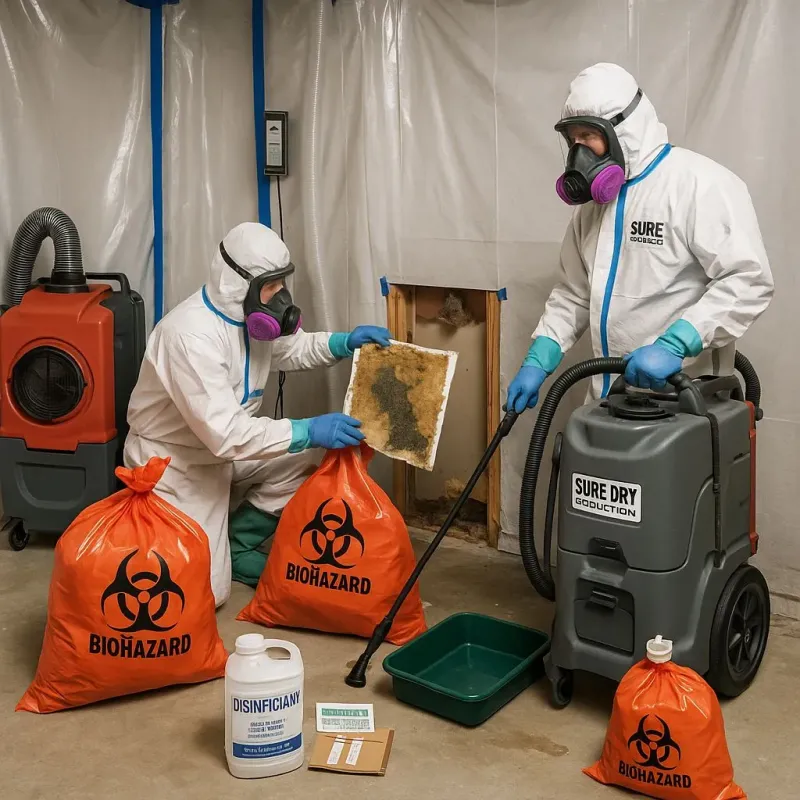 Contaminated Water Handling Protocols process in Auberry, CA